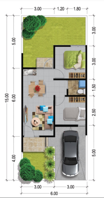 Layout Tipe Warm